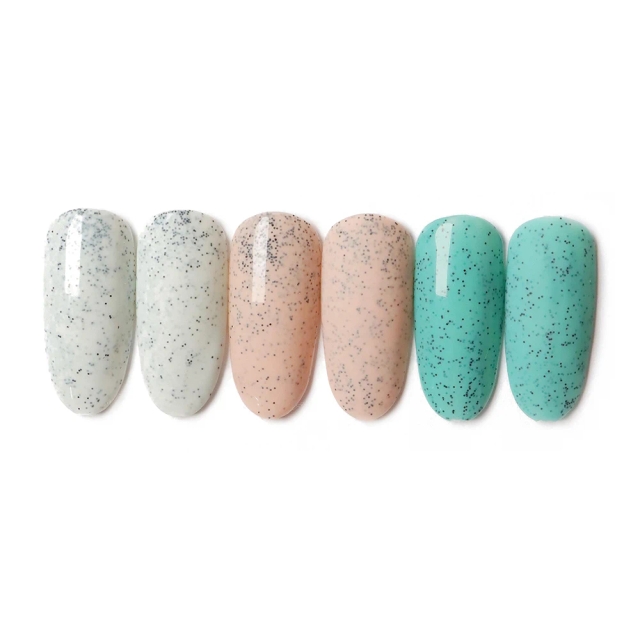 JOUS Wholesale OEM Custom Luxury Bling Stones Press on Nails Medium Heart Pearl French Tip Nails Manicure Acrylic Stick on Nails