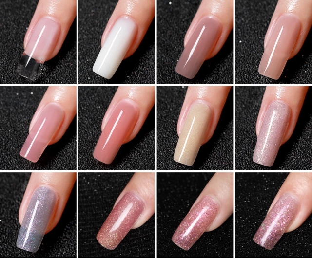Jous Builder Extension Gel Custom Logo Wholesale Salon Supplies 15ml Nail Art Strengthen Poly Builder for UV LED Gel Acrylic