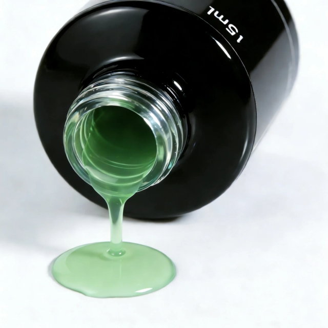 JOUS Semi-Transparent Buildable Milky Gel Polish for Jelly Effect Salon Nail Art with Layered Sheer Finish Soak Off UV/LED Cured