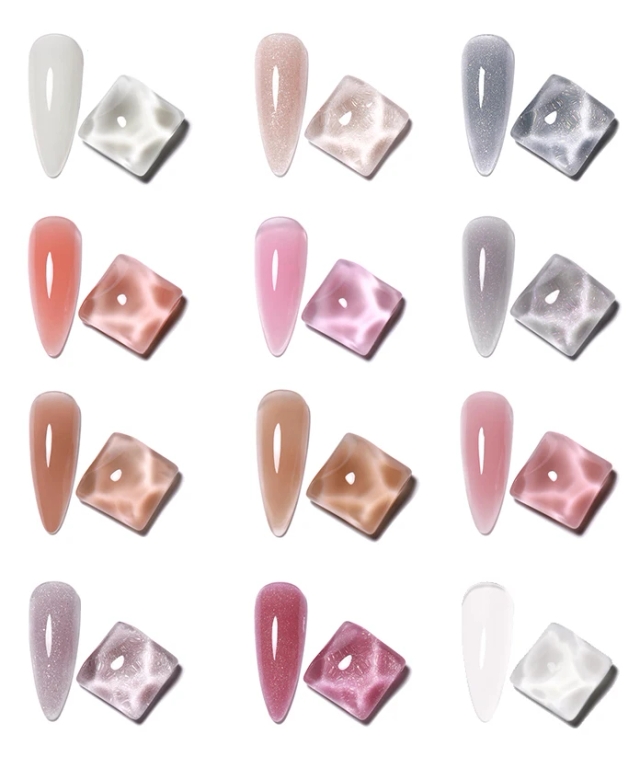 JOUS Nude Acrylic Gel for Easy Nail Extension & Strengthening Salon Quality Soak Off Gel Polish for DIY or Professional Manicure