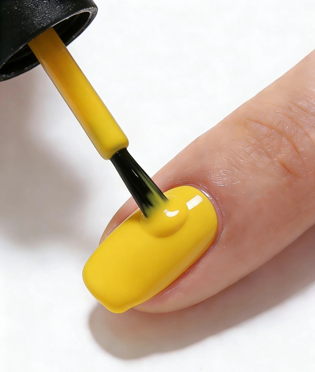 JOUS Vibrant High Pigmentation Yellow 6000+ Solid Color Gel for Long Lasting Manicure &Pedicure with Opaque Coverage Salon Grade