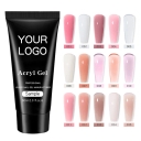 JOUS Nude Acrylic Gel for Easy Nail Extension & Strengthening Salon Quality Soak Off Gel Polish for DIY or Professional Manicure