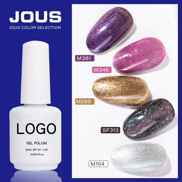 JOUS OEM/ODM French Water Base Cat Eye Gel Base Material Strong Adhesion Super Compatibility for Russian Nail Art DIY & Salon