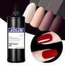 JOUS Professional Quick Dry No Wipe Matte Top Coat for Nail Art with Wear Resistant Dust Free Finish Cures Fast 60s LED Lamp