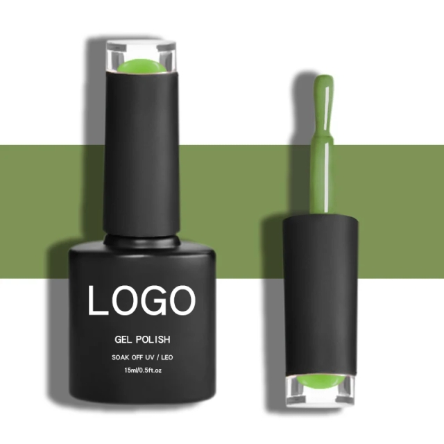 JOUS High Pigmentation Green 6000+ Solid Color Gel for Long Lasting Manicure & Pedicure with Customizable Color Series Salon Use