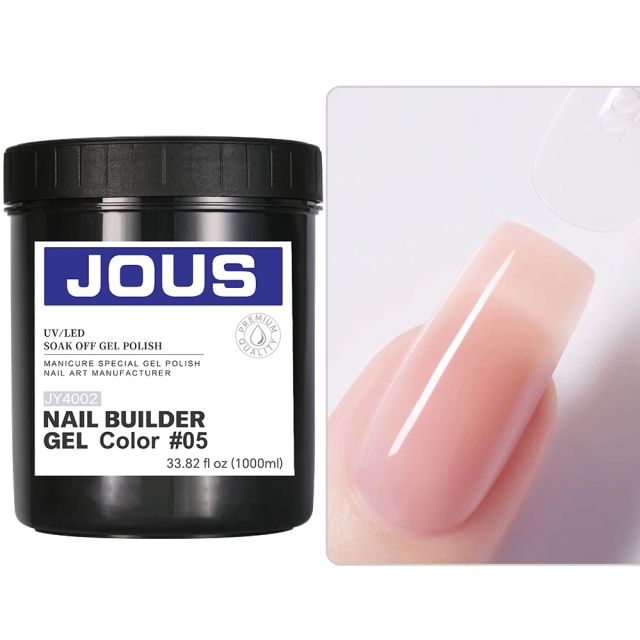 JOUS Multi-Color Nude UV for for Nail Extension Ombre Art & Soak Painless Wear Resistant Non-Yellowing Soak-Proof