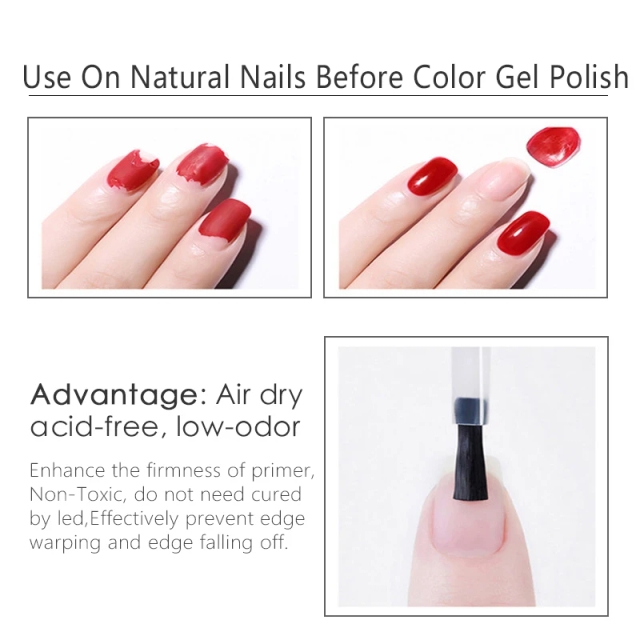 JOUS Acid-free Primer Bond Nail Gel Polish DIY Designer Eco-Friendly Non-Toxic Long-Lasting for Nail Salon Supplies Factory