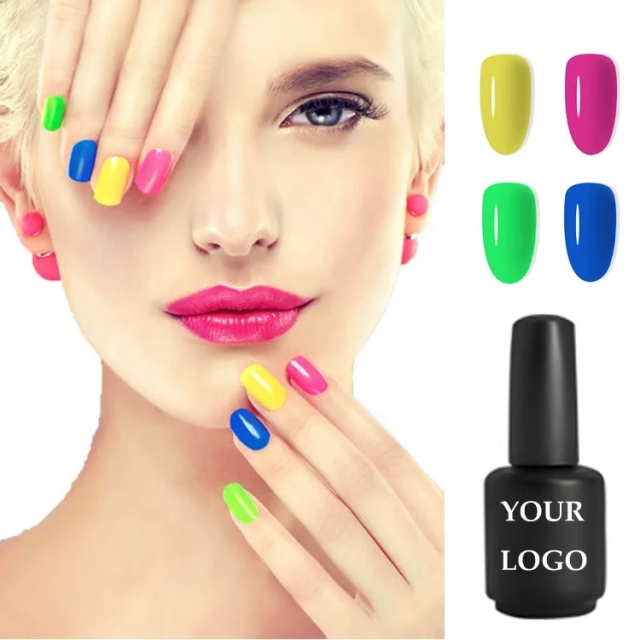 High Pigmentation Solid Color Gel Polish for Nail Art One-Coat Full Coverage Vivid Color Nail Gel with High Gloss Salon Supply