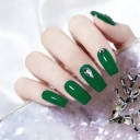 JOUS High Pigmentation Green 6000+ Solid Color Gel for Long Lasting Manicure & Pedicure with Customizable Color Series Salon Use