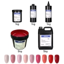 JOUS Premium Soak Off Gel Polish with No Wipe Top Coat Effect Chip Resistant & Non-Fading Easy Application Solid Color Gel