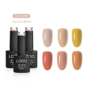 JOUS Colors 1KG Soft Pink Red Green Neon Gel Polish Glitter Nude Soak Off LED/UV Gel Nail Polish Nail Art for DIY