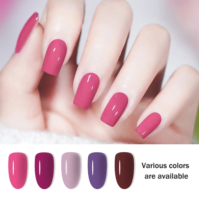 JOUS High Coverage One Coat Solid Gel Polish Quick Drying & Smooth Self-Leveling for Efficient Salon Manicure Nail Art Gel