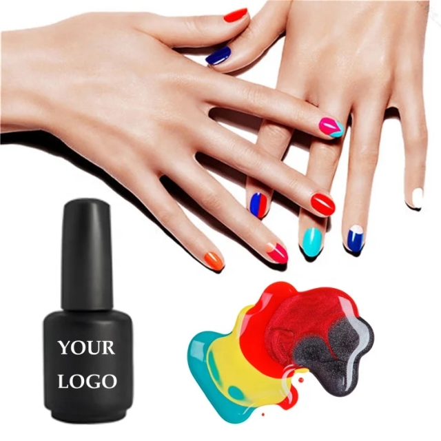 JOUS High Pigmentation Blue 6000+ Solid Color Gel for Long Lasting Manicure & Pedicure with Customizable Color Series Salon Use