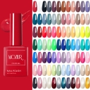 High Pigmentation Solid Color Gel Polish for Nail Art One-Coat Full Coverage Vivid Color Nail Gel with High Gloss Salon Supply
