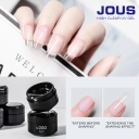 JOUS High Viscosity UV Clear Gel for Nail Extension Sculpting Strong Flexibility DIY Reinforce Repair Broken Nails Nail Builder