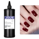 JOUS Bright & Durable Crystal Plating Top Coat No Wipe Advanced Formula Anti Yellowing Cracking Scratches & Stain for High-Gloss