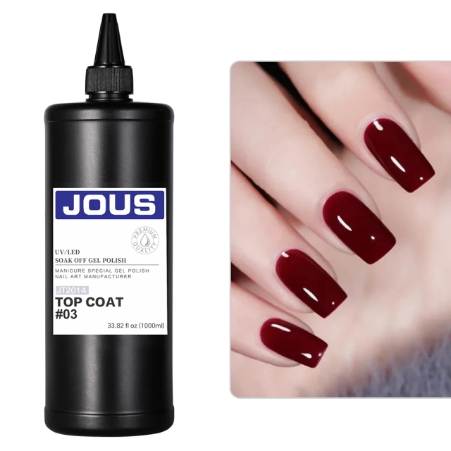 JOUS Bright & Durable Crystal Plating Top Coat No Wipe Advanced Formula Anti Yellowing Cracking Scratches & Stain for High-Gloss