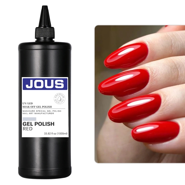 JOUS 6000+ High Pigmentation Solid Color Gel for Long Lasting Manicure &Pedicure with Customizable Color Series Salon Use