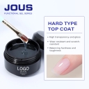 JOUS Moldable Hard Gel for 3D Nail Art & Charm Encapsulation High Transparency & Wear-Resistant to Secure Gem & Powder
