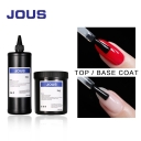 JOUS OEM/ODM Clear Crystal Top Coat Gel Nails Supplies Salon Gel Top Coat No Wiped High Shine Customize Logo Uv Nail Gel Polish