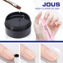 Zero Pain High Transparency UV Gel for Nails with 5s Quick Dry No Shrinkage for Extension Construction &Reinforcement All in One