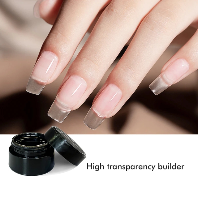 JOUS 5s Quick Dry High Clear UV Gel for Nail Extension & Construction with Zero Pain No Shrinkage High Hardness & Good Leveling