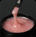 JOUS Soak Off Flexible Russian Nude Base Coat for Natural Nail Protection & Strengthening Quick 60s Cure Nail Salon Supplies