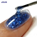 JOUS Vibrant Glitter Gel Polish with Visible Sparkling Sequins and Starlight Effect for Nail Art High Shine Finish Soak Off