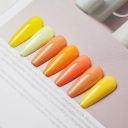 JOUS High Coverage Solid Color Gel Polish with Vivid Opaque Finish, Easy Brush Application & Long Lasting Wear for Salon & DIY