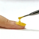 JOUS Dual Effect Yellow Glitter Diamond Gel for Nail Art with Sparkle & Reflective Finish Under Different Light Salon Quality