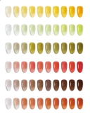 JOUS Vibrant Jelly Effect Yellow Milky Gel with Semi Transparent Sheer Finish and Layer Buildable Effects for Creative Nail Art