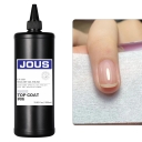 JOUs No Wipe Glass-Like Top Coat Gel Upgraded Formula for High Gloss Mirror Finish & Enhanced Hardness Anti-Scratch &Stain Proof