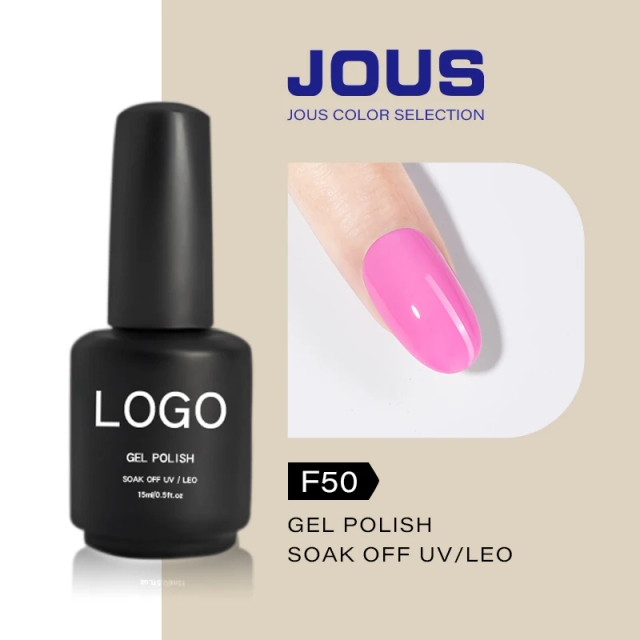 JOUS High Coverage One Coat Solid Gel Polish Quick Drying & Smooth Self-Leveling for Efficient Salon Manicure Nail Art Gel