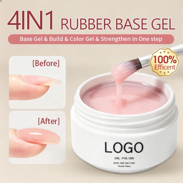 Free Sample Builder Gel in a Bottle OEM/ODM Nail Extension Gel Custom Colors UV LED Hard Soak Off Gel Polish for Nail Art