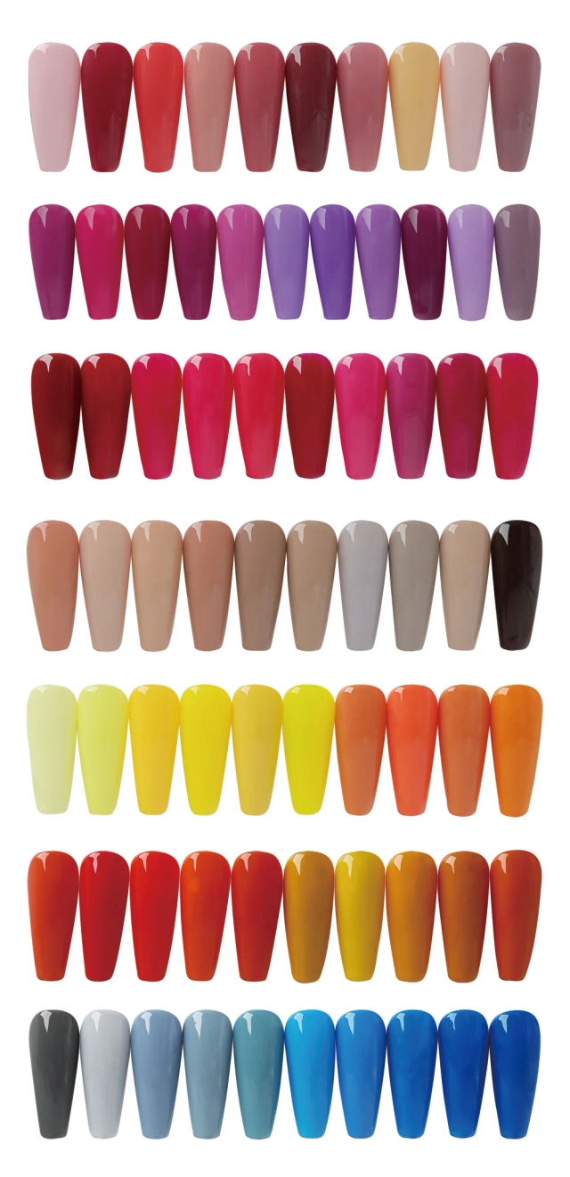 JOUS OEM/ODM High Quality Custom Logo for Classic Color Nail Gel Polish New Fashion Color Gel Polish Nail Art for Nail Manicure