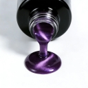 JOUS Wide Purple Cat Eye Gel with Natural Resin Formula for Salon Nail Art Smudge Free Crack Resistant Soak Off Gel Polish