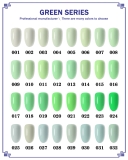 High Pigmentation Solid Color Gel Polish for Nail Art One-Coat Full Coverage Vivid Color Nail Gel with High Gloss Salon Supply