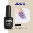JOUS Professional 9D Reflective Shiny Diamond Gel Nail Polish with Magnetic Effect for High Gloss Cat Eye Nail Art 30 Days Wear