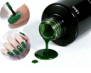 JOUS High Pigmentation Green 6000+ Solid Color Gel for Long Lasting Manicure & Pedicure with Customizable Color Series Salon Use