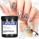 JOUS Professional Resin Fast Drying No Wipe Nail Glue for Rhinestone Gap Filling Reinforcement High Transparency Strong Sealant
