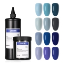 JOUS HEMA-Free Professional Soak Off Gel Polish for Sensitive Skin & Salon Use Hypoallergenic Solid Color Gel with Rich Pigment