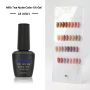 JOUS Nude Gel Nail Polish Collection for All Ages Natural & Pure Look Quick Drying Chip Resistant Easy Application & Removal