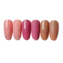 JOUS Wholesale OEM Custom Luxury Bling Stones Press on Nails Medium Heart Pearl French Tip Nails Manicure Acrylic Stick on Nails