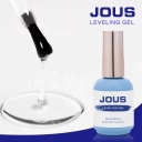 JOUS Self-Leveling Gel for Nails High Viscosity Nail Leveling Gel with Smoothing & Sculpting No Wipe Needed for Perfect C-Curve