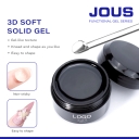 JOUS High-Elasticity 3D Art Gel for Rapid DIY Sculpting Creative Crafts & Model Making with Non-Collapse Soft Solid Texture