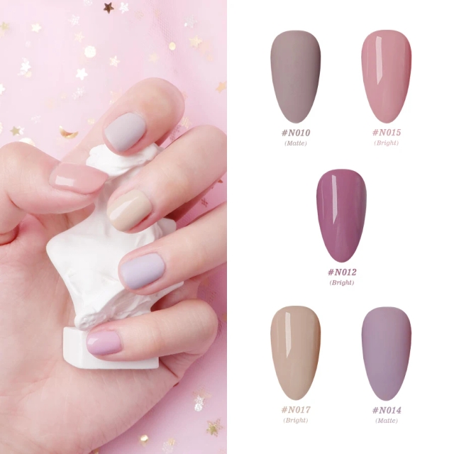 2026 New Arrivals Best Gel Polish Jelly Nude Pink Skin Color Bulk Order Deep Nude 6000+ Colours Nail Base Gel