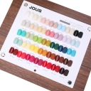 JOUS Long Lasting Nude Gel Polish for Manicure Pedicure Salon &DIY Use Easy Soak Off Quick Curing with UV/LED Lamp Durable Shine