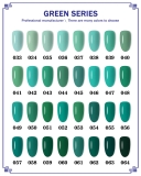 High Pigmentation Solid Color Gel Polish for Nail Art One-Coat Full Coverage Vivid Color Nail Gel with High Gloss Salon Supply