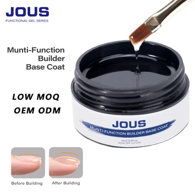 Custom Private Label Builder Gel Soaking Off Multi Function Base Coat Self Leveling Nail Extension Gel for Professional Nail