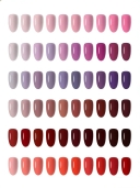 JOUS 6000+ High Pigmentation Solid Color Gel for Long Lasting Manicure &Pedicure with Customizable Color Series Salon Use
